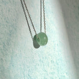 A-Grade Natural Green Blue Jadeite Barrel Pendant No. 220603