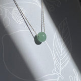 A-Grade Natural Green Blue Jadeite Barrel Pendant No. 220604