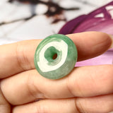 A-Grade Natural Imperial Green Jadeite Donut Pendant No.172289