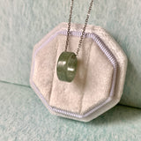 SOLD OUT: A-Grade Natural Light Bluish Green Barrel Pendant No. 172459