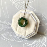 A-Grade Natural  Bluish Green Barrel Pendant No. 172463