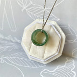 A-Grade Natural Bluish Green Barrel Pendant No. 172464