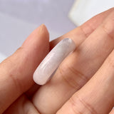 15.1mm A-Grade Natural Lilac Jadeite Abacus Ring Band No.162382