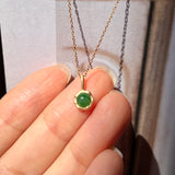 A-Grade Imperial Green Jadeite Colour Galore Pendant No. 172404