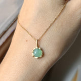 A-Grade Green Jadeite Colour Galore Pendant No. 172407