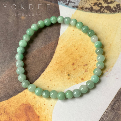 Jade Bracelet / Blue Ocean / Jadeite Bead Bracelet / Type A Jade / Bead  Size 9.5 Mm /natural / Certified - Etsy