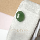 2.65 cts A-Grade Natural Green Jadeite Oval Cabochon No. 130486