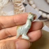 A-Grade Natural Tri-Colour Jadeite Rooster Pendant No.171817