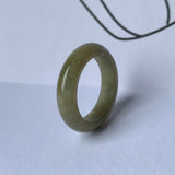 17.5mm A-Grade Natural Jadeite Abacus Ring Band No.161801