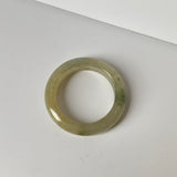 17.6mm A-Grade Natural Jadeite Abacus Ring Band No.161797