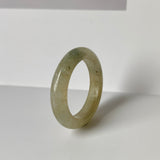 17.6mm A-Grade Natural Jadeite Abacus Ring Band No.161797