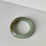 17.6mm A-Grade Natural Jadeite Abacus Ring Band No.161800