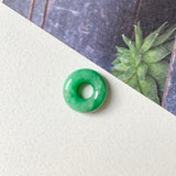 A-Grade Imperial Green Jadeite Bagel Piece No.172036