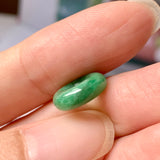 A-Grade Imperial Green Jadeite Bagel Piece No.172036