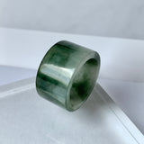 17.2mm A-Grade Natural Jadeite Ring Band No.161344