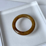 17.3mm A-Grade Natural Jadeite Ring Band No.161814