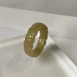 17.4mm A-Grade Natural Jadeite Ring Band No.161812